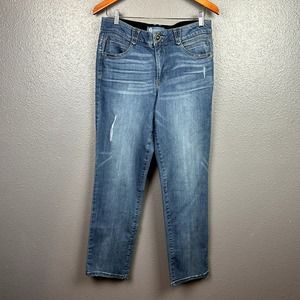 Democracy Ab Solution Womens size 10 Straight Leg Jeans Medium Wash